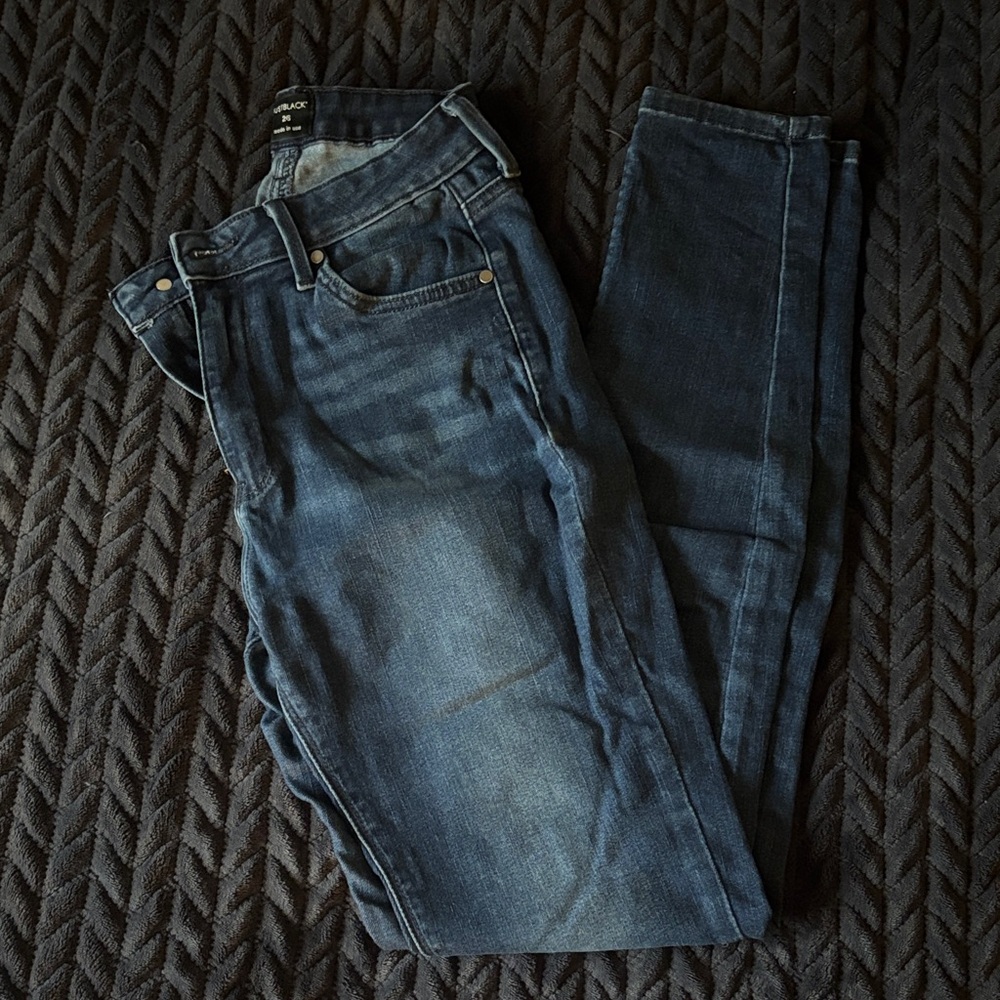 Just Black Skinny Jeans Medium Blue